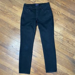 NYDJ Jeans Leggings Women’s Size 6 Black Denim Skinny Leg Pants